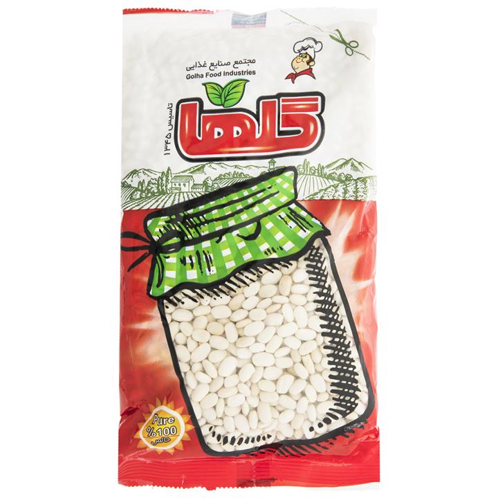 لوبیا سفید گلها مقدار 700 گرم Golha White Beans 700g